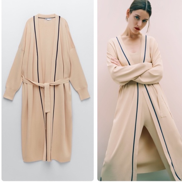 Zara Sweaters - NWOT Zara Robe Cardigan